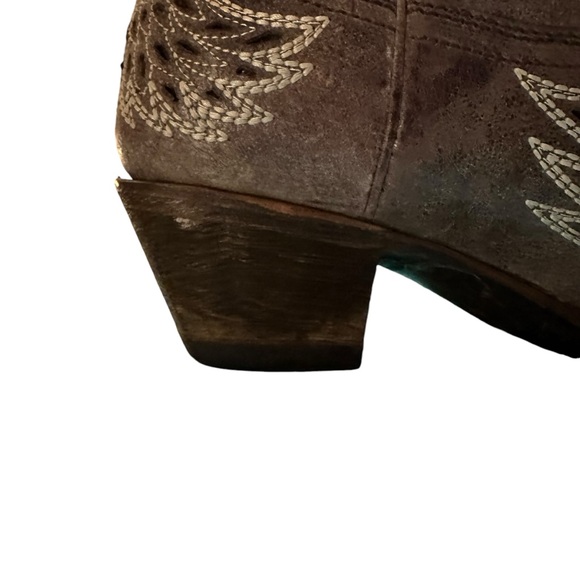 Corral Women’s Sequin‎ Wing & Cross Inlay Western Boot - Snip toe Sz 8.5 - Picture 6 of 7